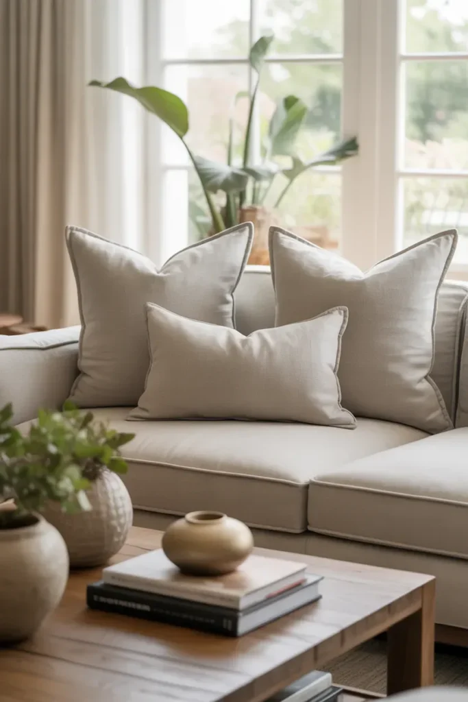 Balanced Pillow Arrangement