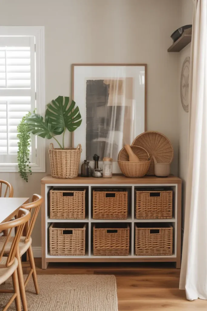 Basket Storage Corner