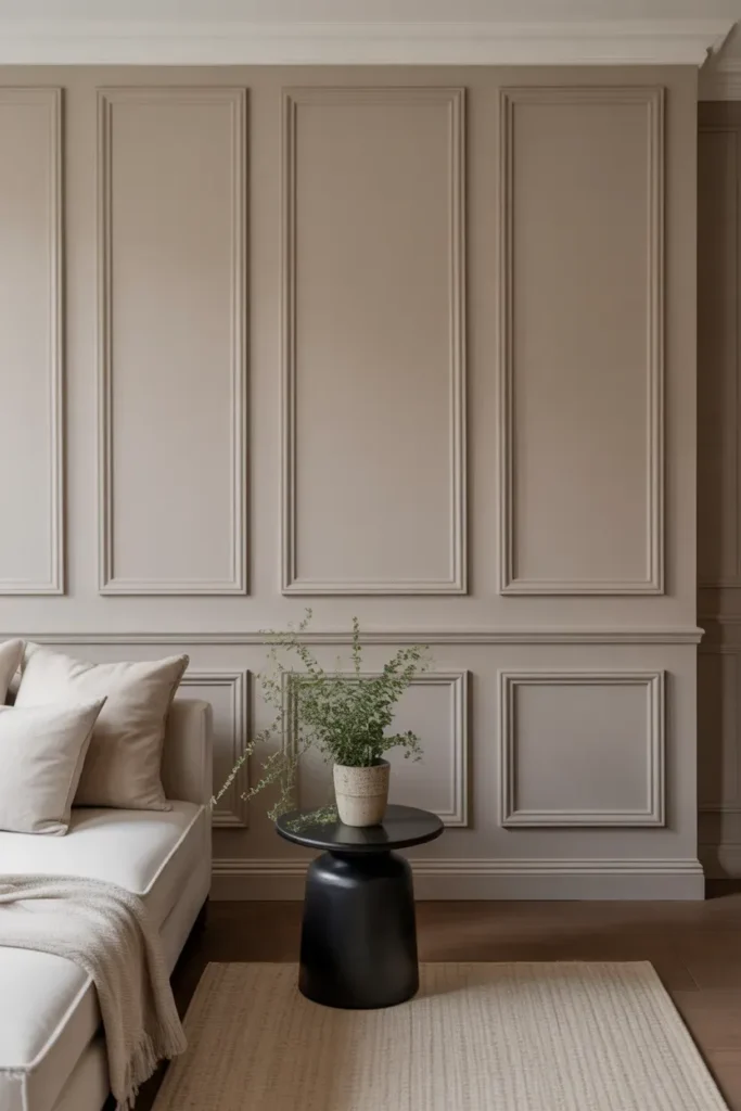 Beige Wall Paneling