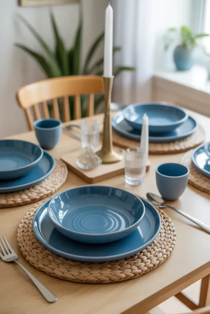 Blue Ceramic Tableware