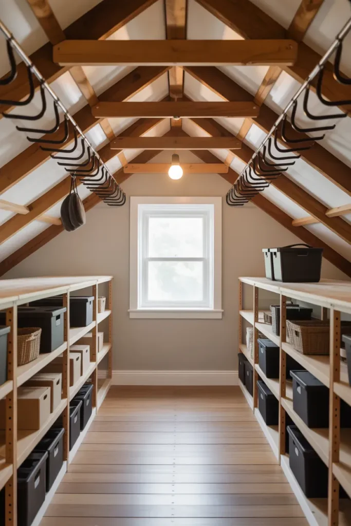 Ceiling Hook Storage