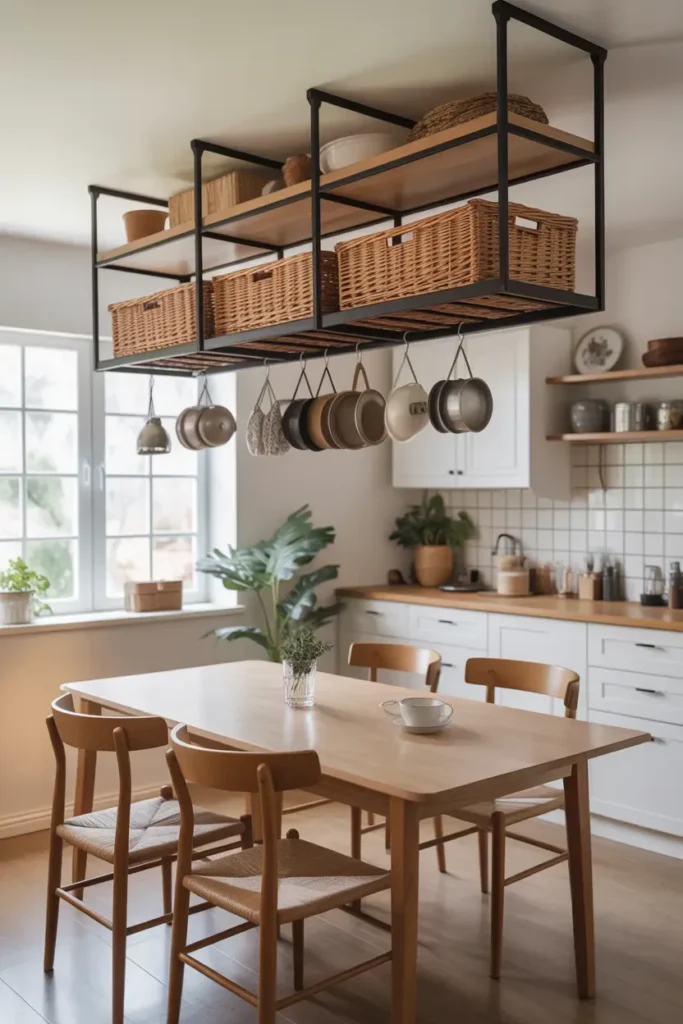 Ceiling-Hung Storage Rack