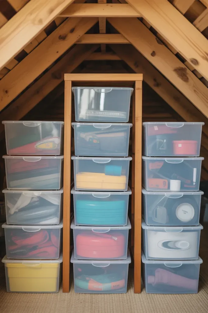 Clear Storage Bins