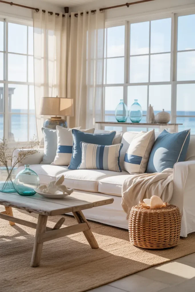 Coastal Blue Pillows