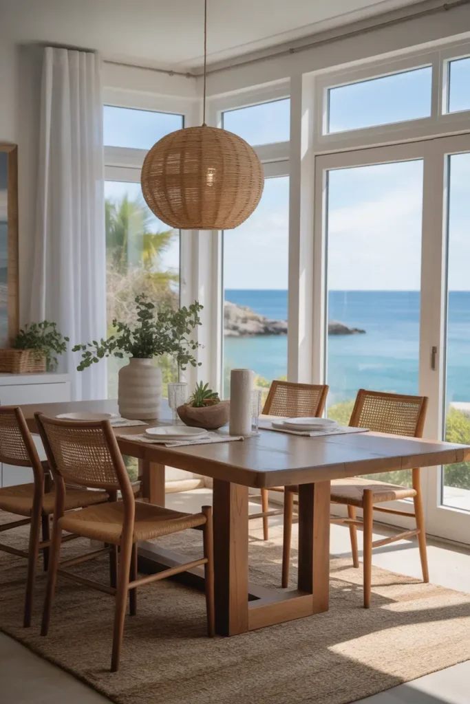 Coastal Window View Focus