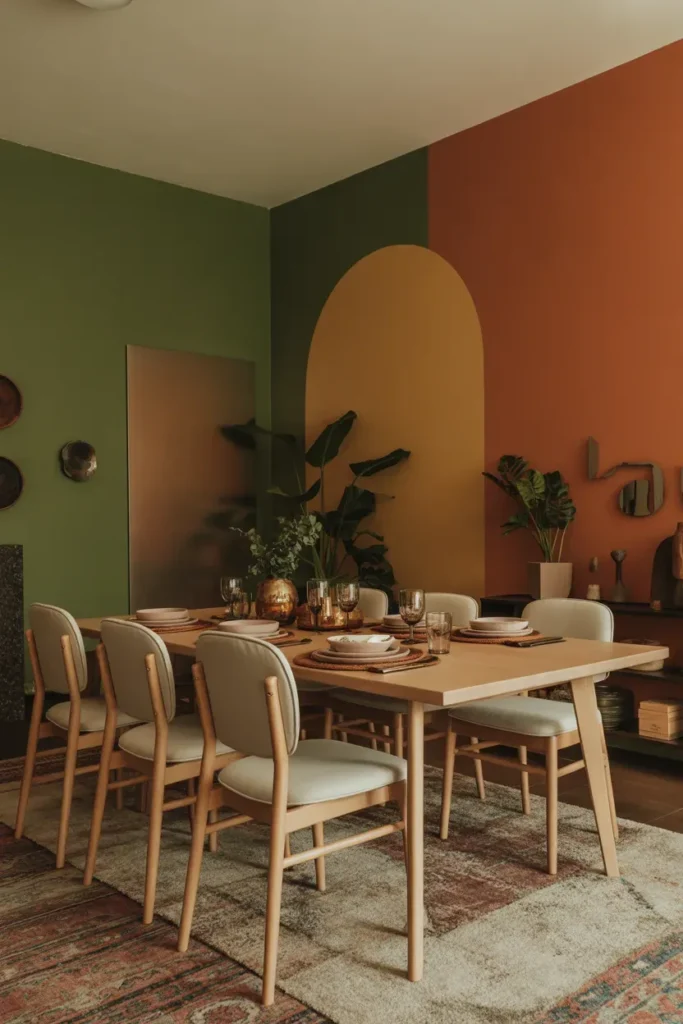 Color-Blocked Walls