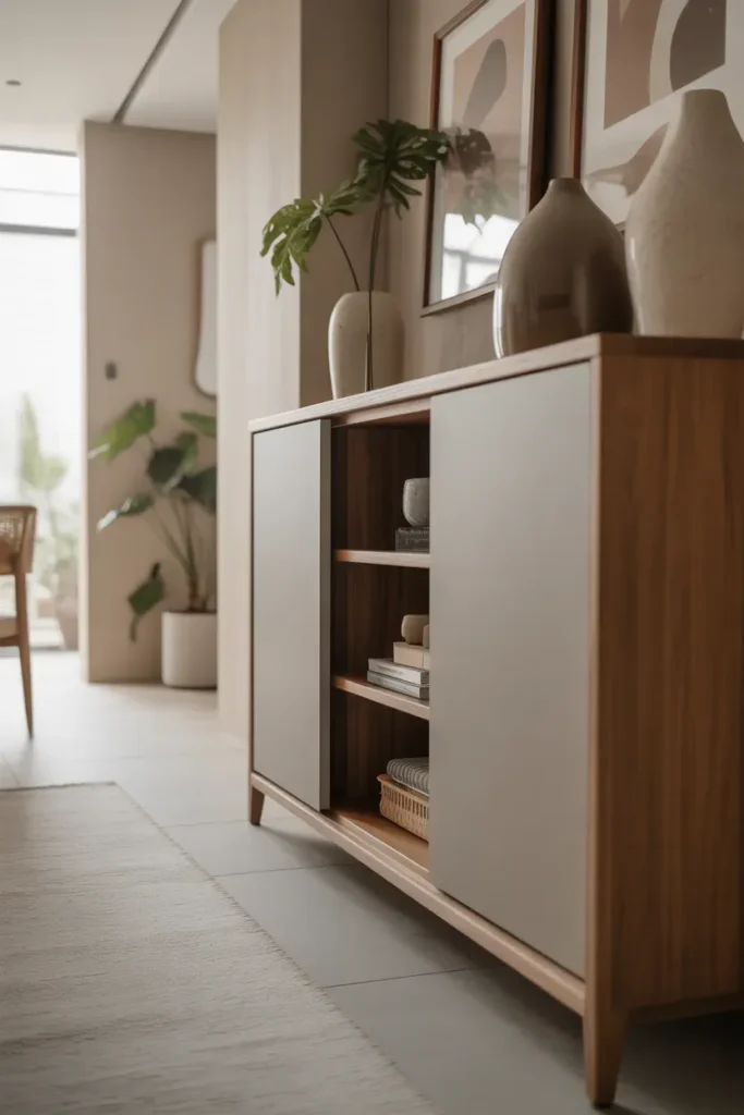 Console With Hidden Compartments