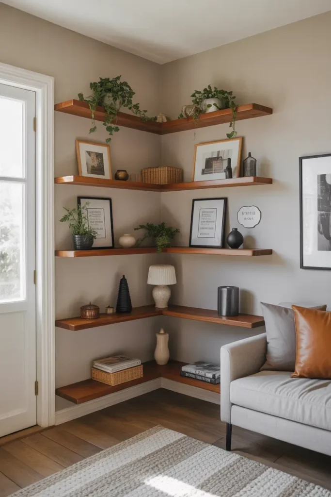 Corner Shelf Layout