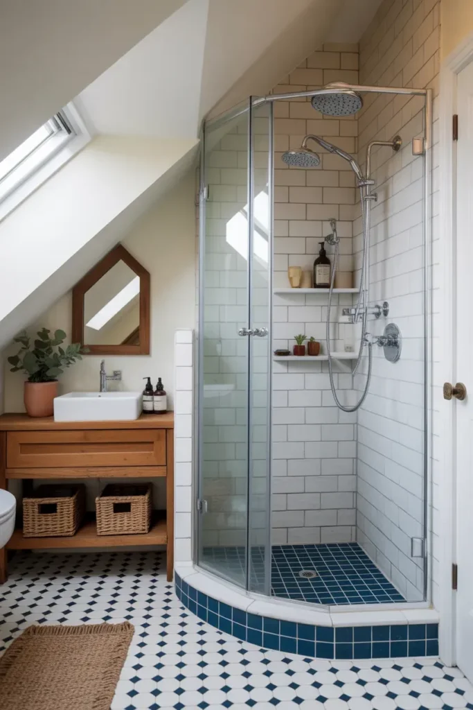 Corner Shower Nook