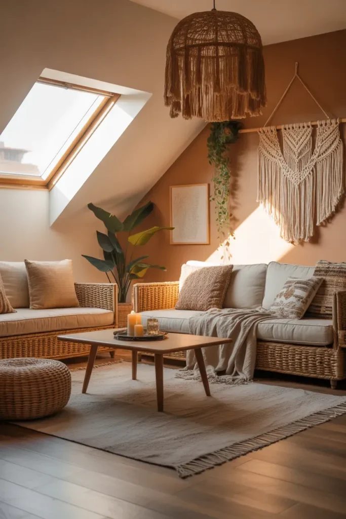 Cozy Boho Attic Cinema