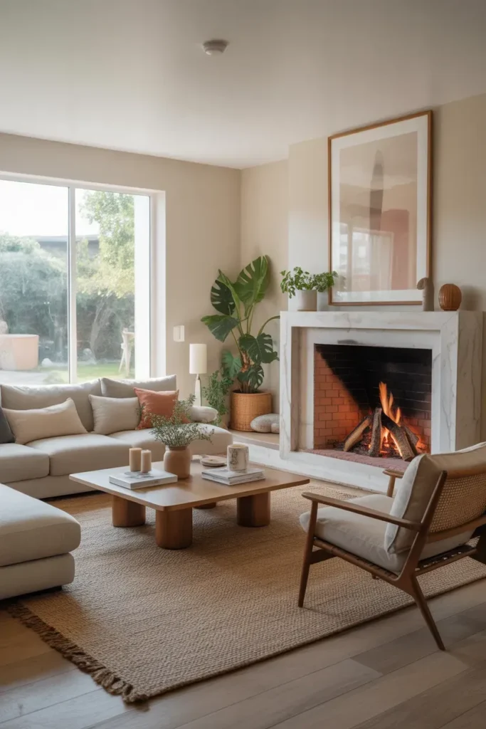 Cozy Fireplace Focal