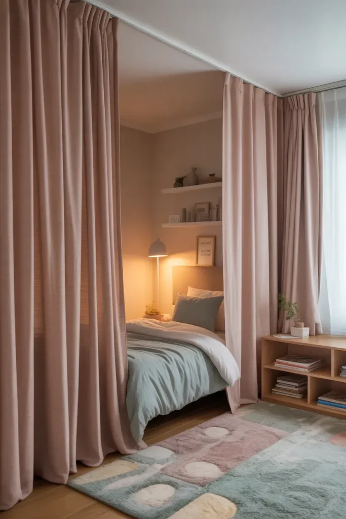 Curtain Room Divider