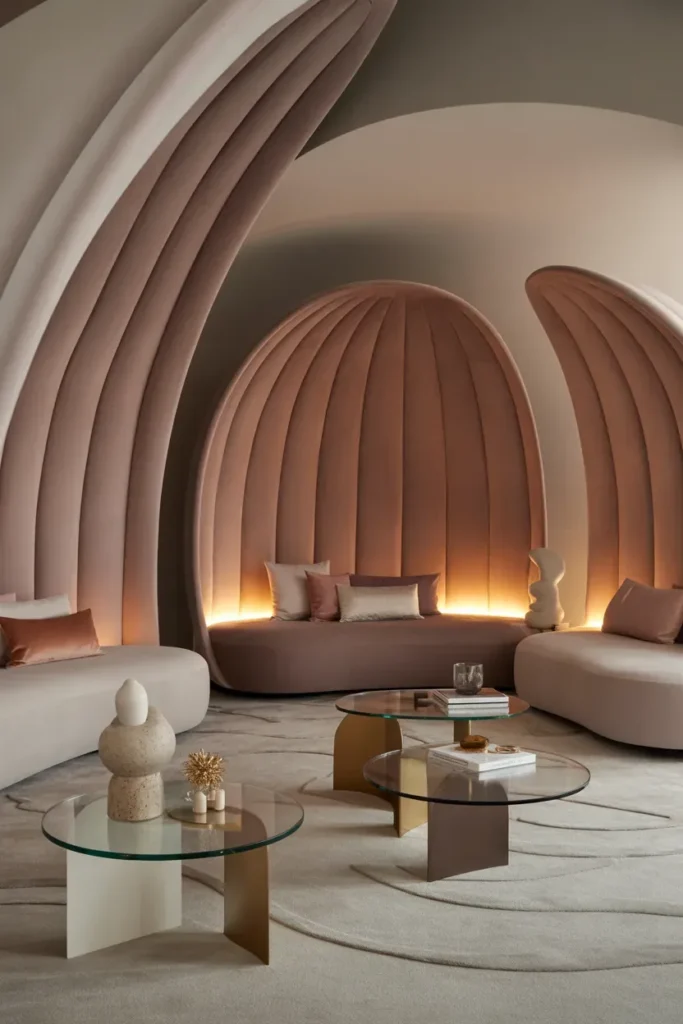 Curved Lounge Pods