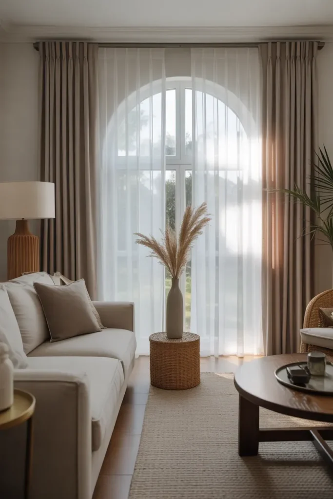 Double Curtain Layers