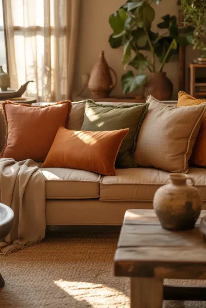 Earth Tone Pillow Set