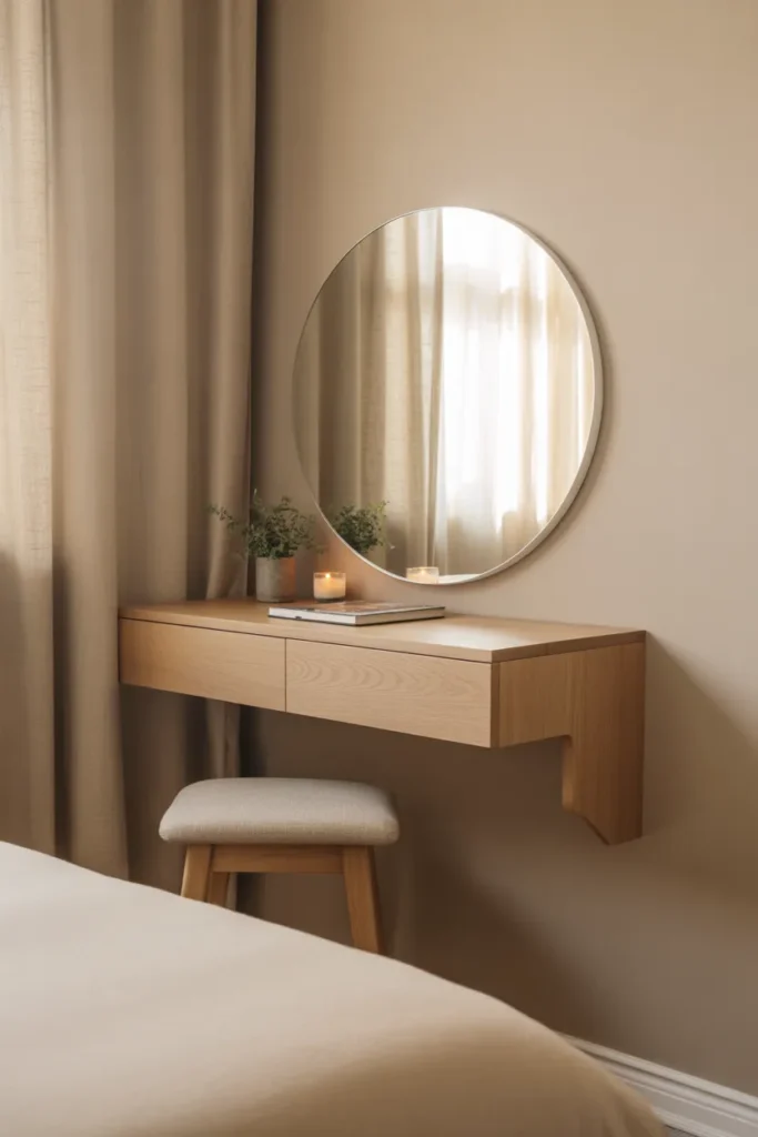 Floating Mirror Desk