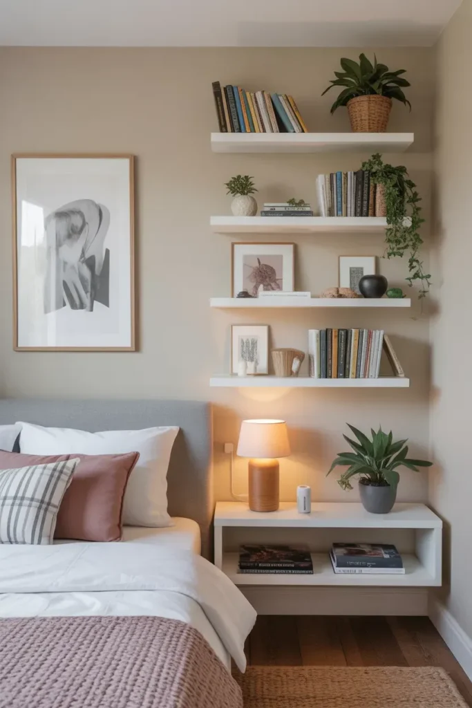 Floating Shelf Styling