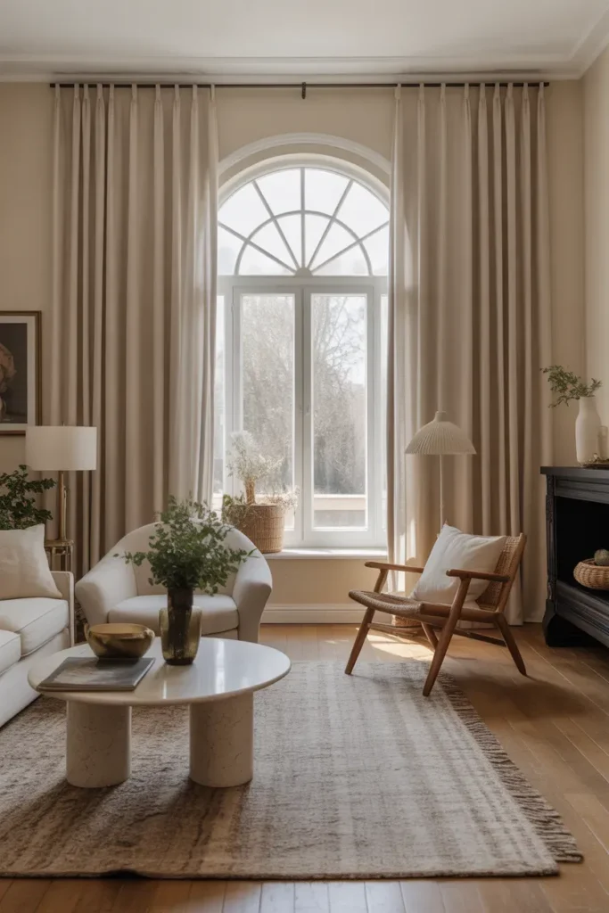 Floor-To-Ceiling Drapes