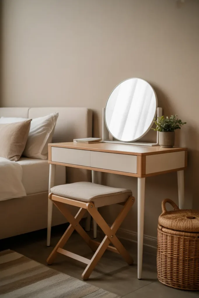 Foldable Stool Vanity