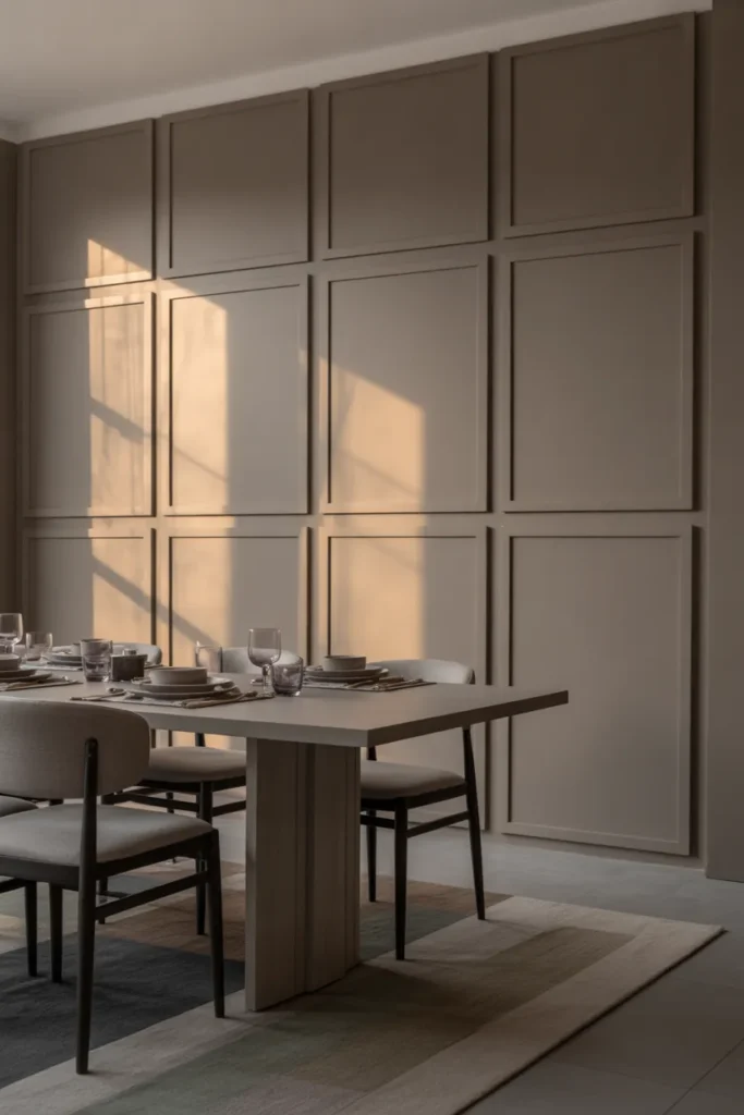 Geometric Panel Wall