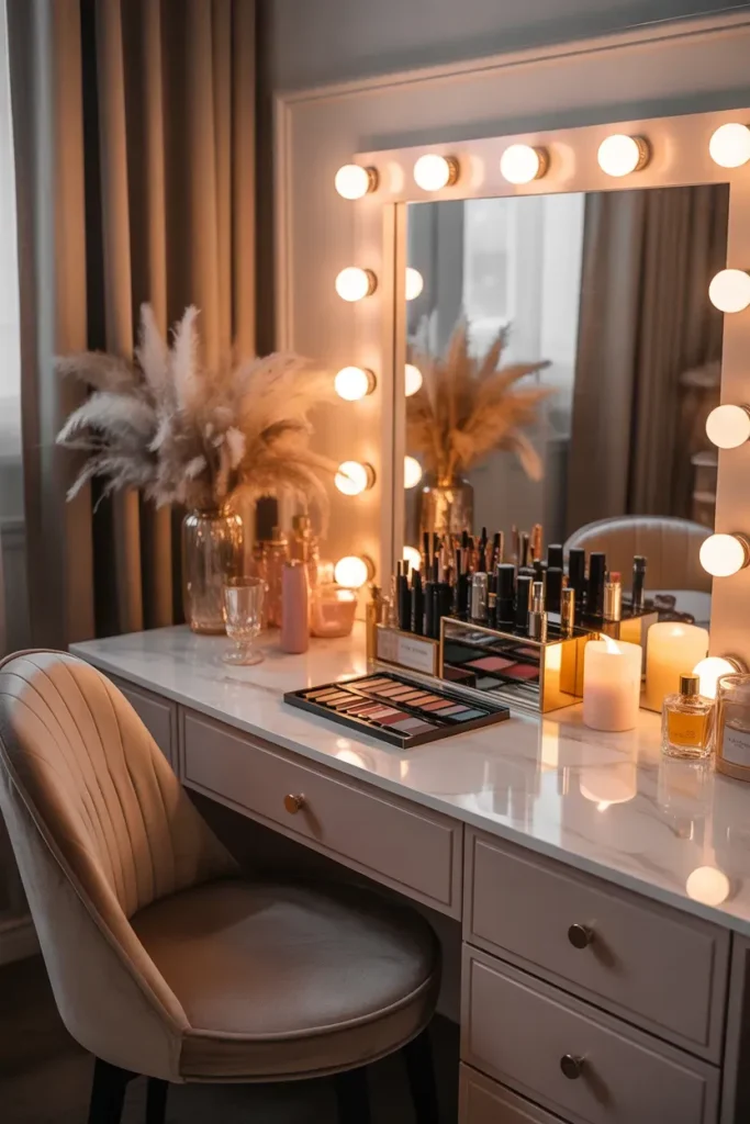 Glam Mirror Vanity