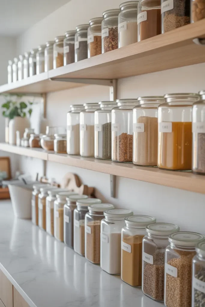 Glass Jar Storage