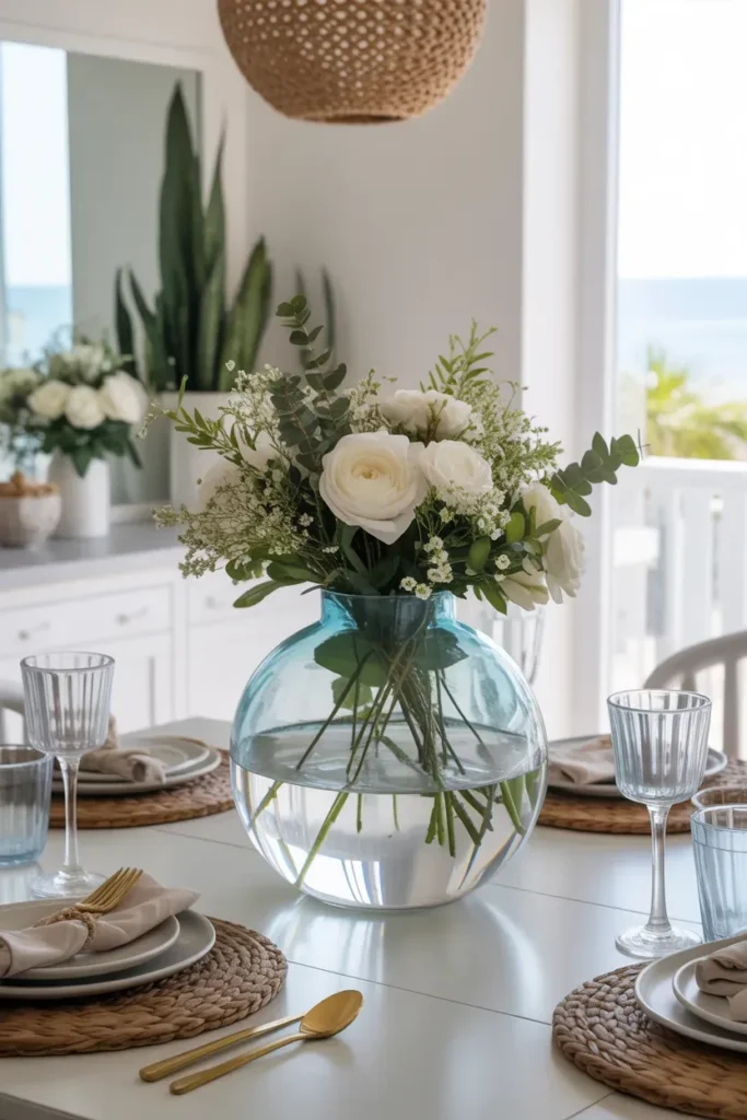 Glass Vase Centerpieces