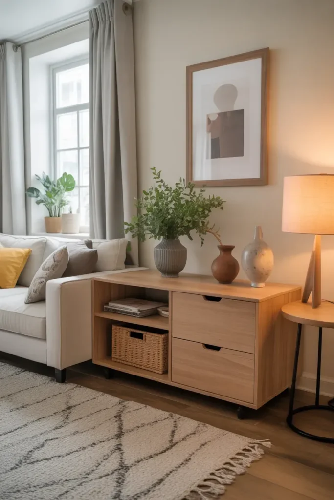 Hidden Storage Decor