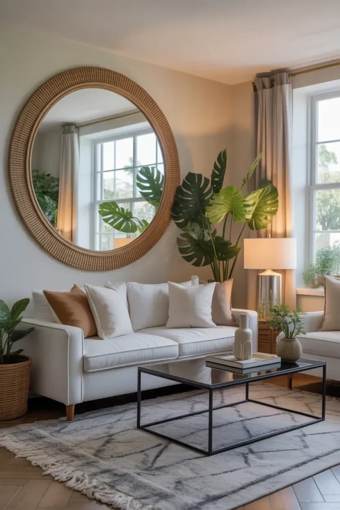 Large Mirror Placement