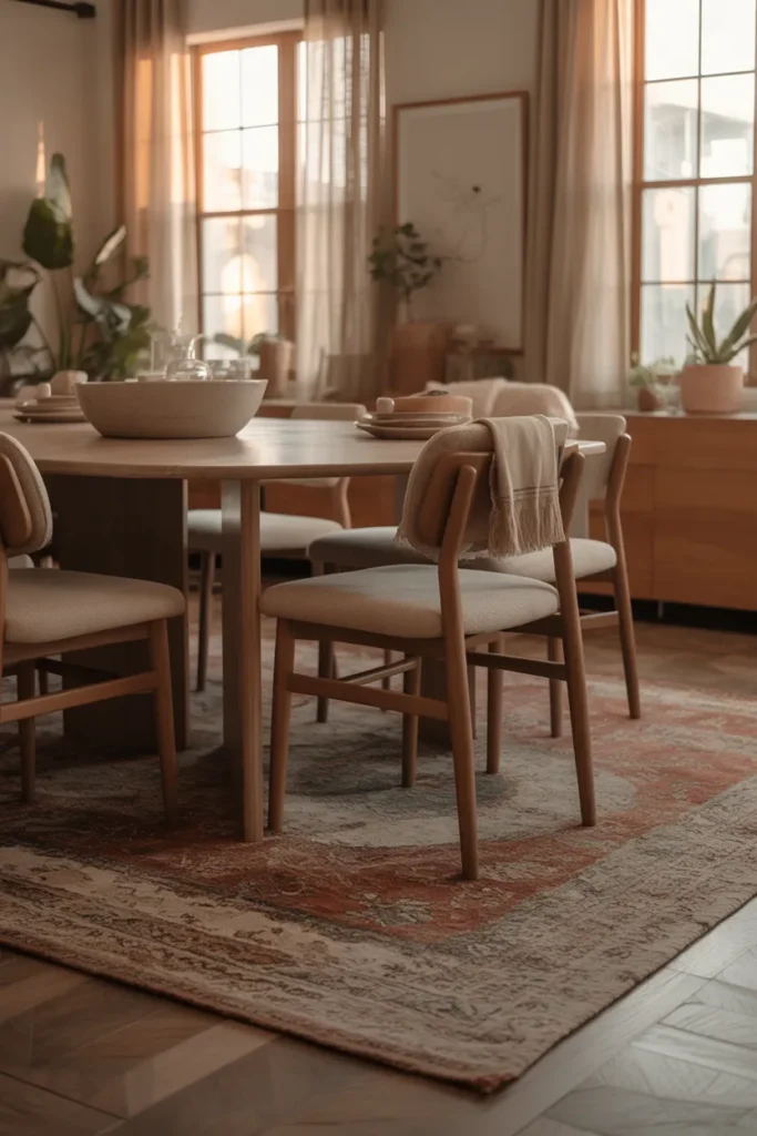 Layered Dining Rug