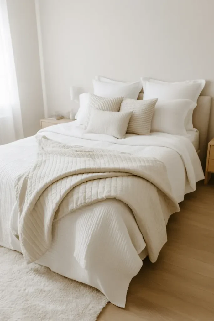 Layered White Bedding