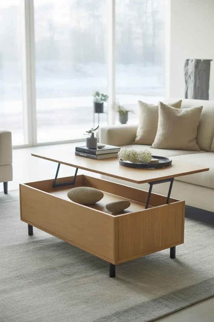 Lift-Top Coffee Table