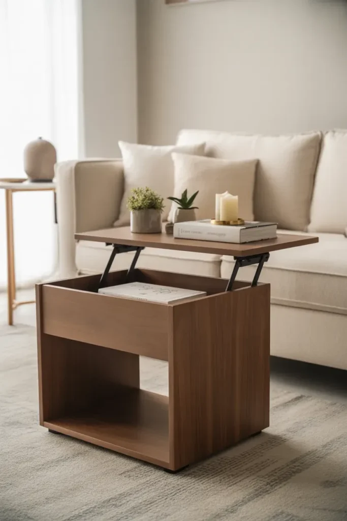 Lift-Top Side Table