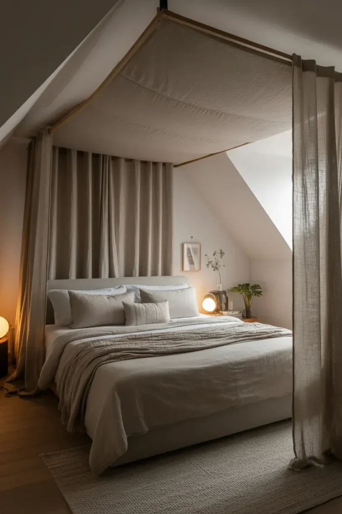 Low Ceiling Canopy Bed