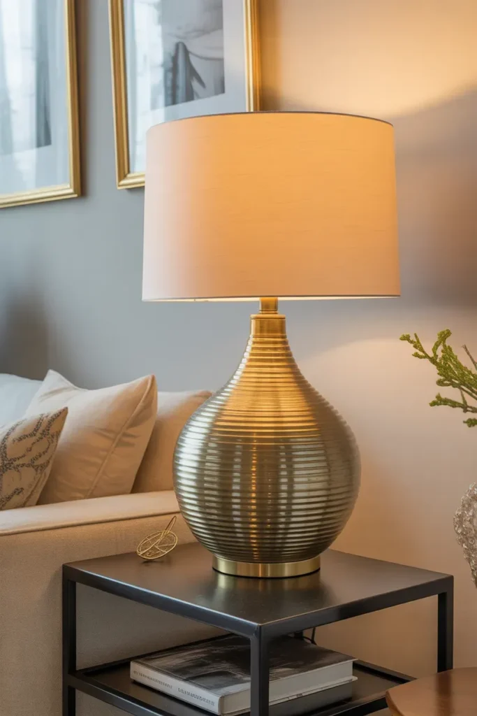Metallic Lamp Accents