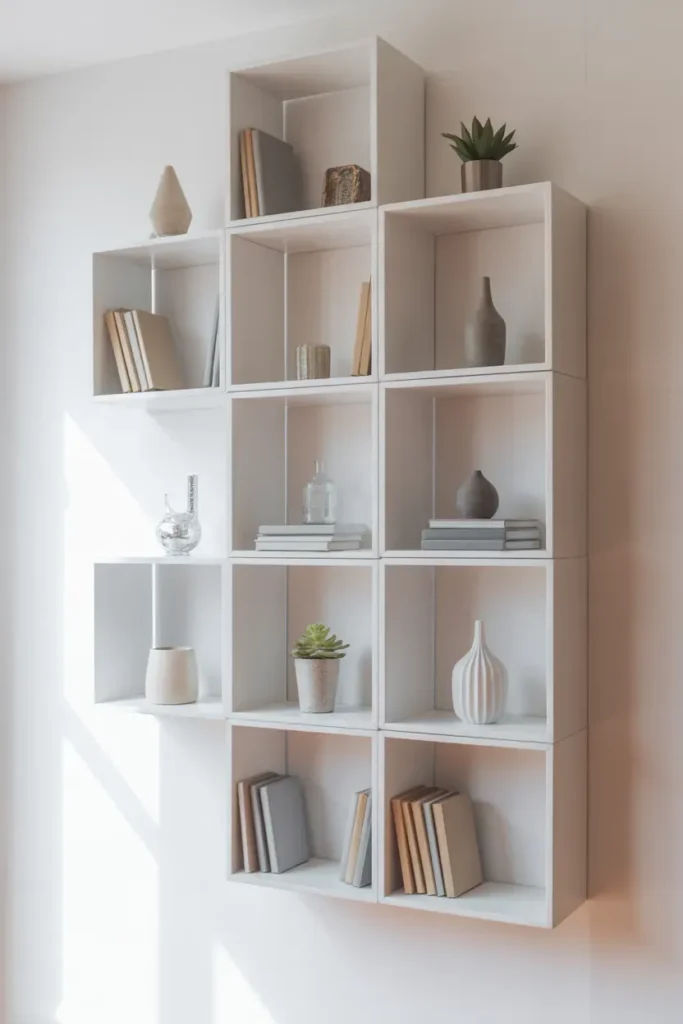 Minimalist Floating Cubes
