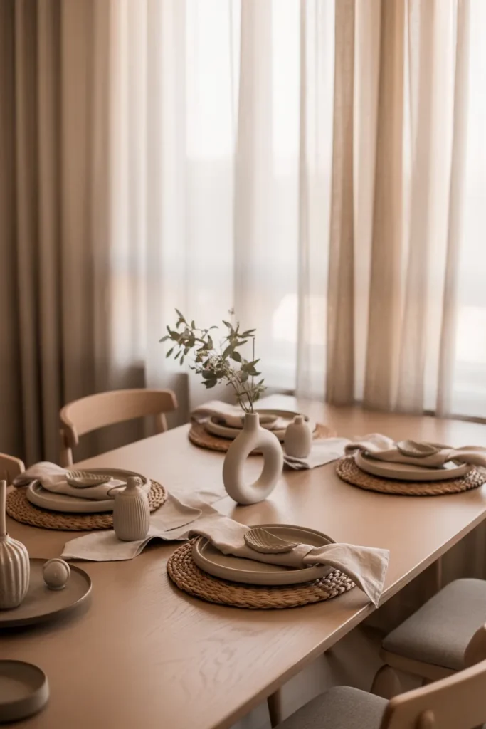 Minimalist Table Setting