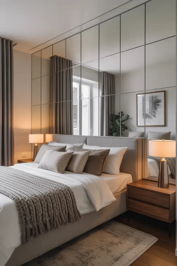 Mirrored Accent Wall