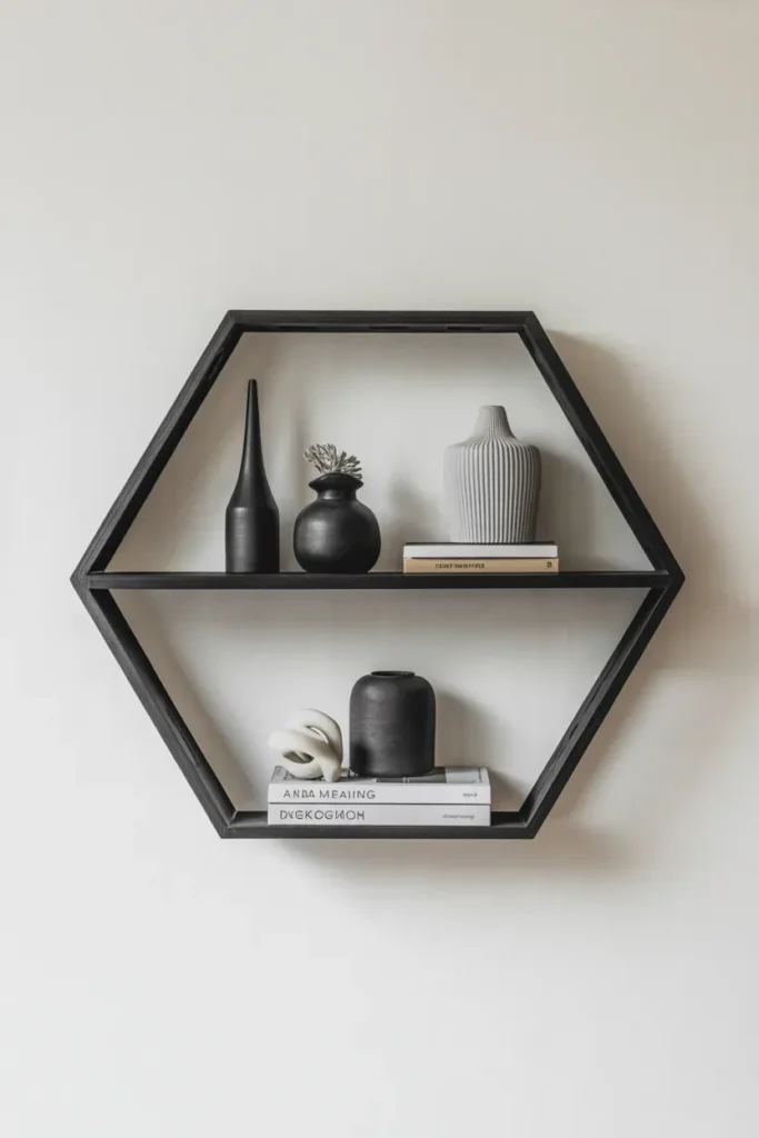 Monochrome Shelf Styling
