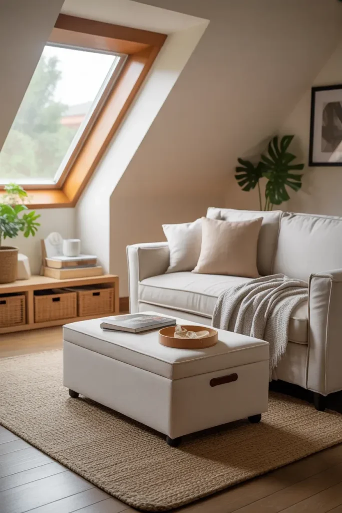 Multi-Use Storage Ottoman