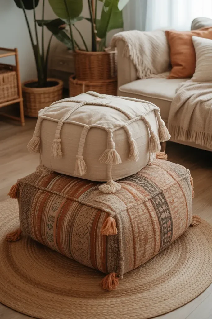Nested Pouf Sets