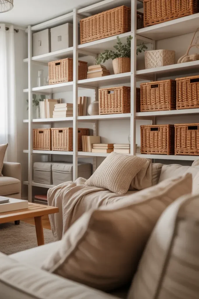 Neutral Basket Storage