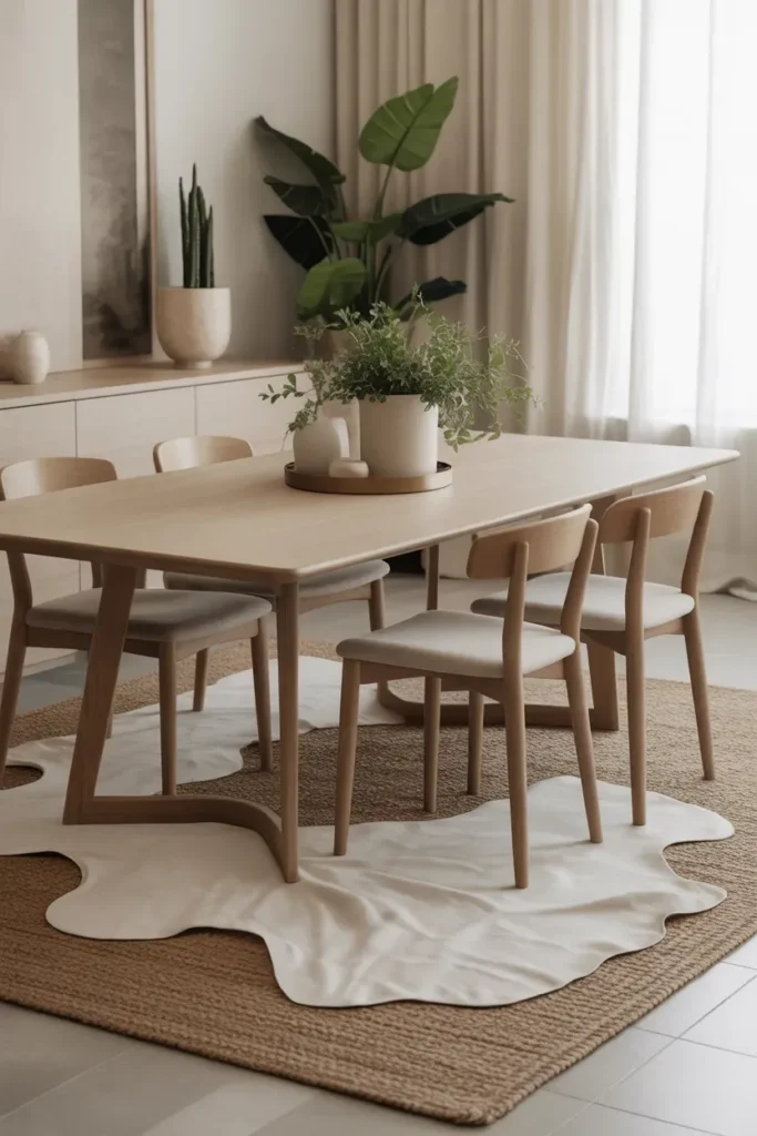 Neutral Layered Rug