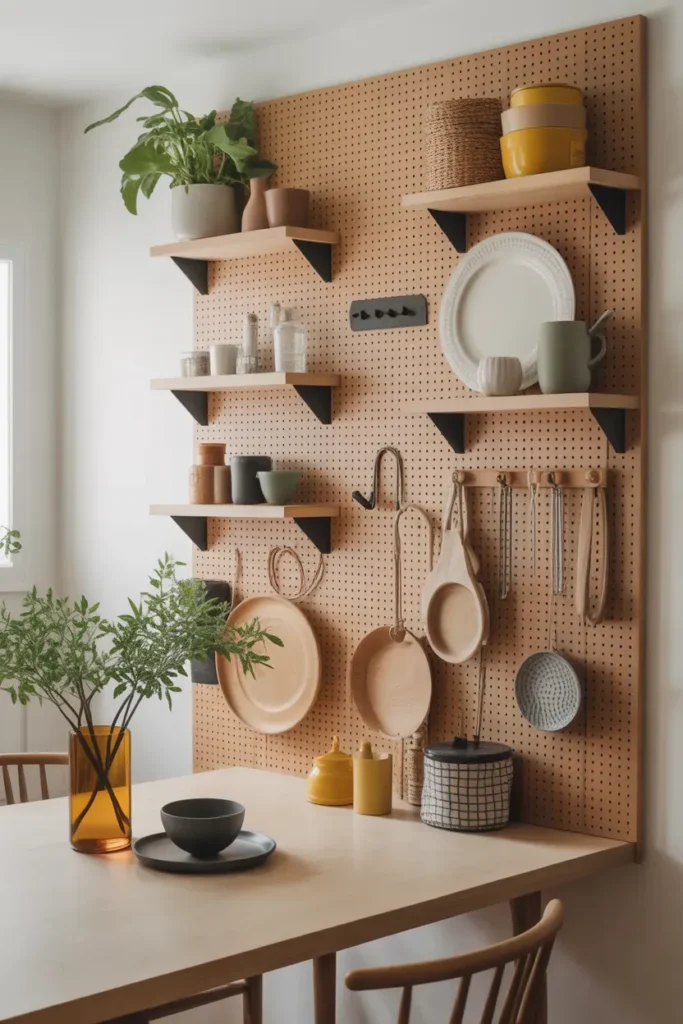Pegboard Wall Storage