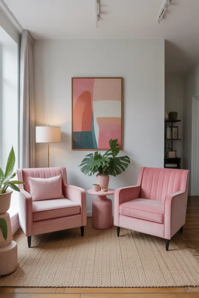 Pink Accent Chairs