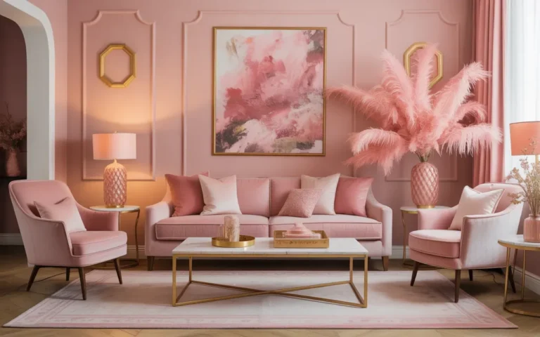 16 Pink Living Room Ideas That Feel Fresh & Bright