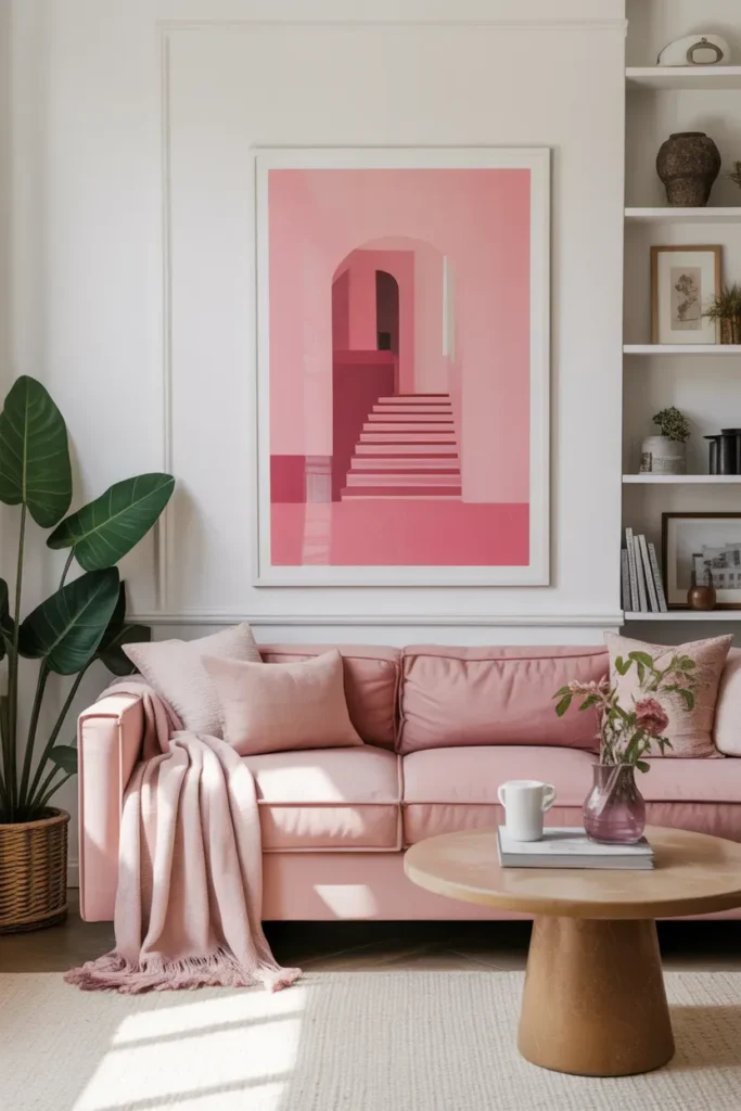 Pink Artwork Display