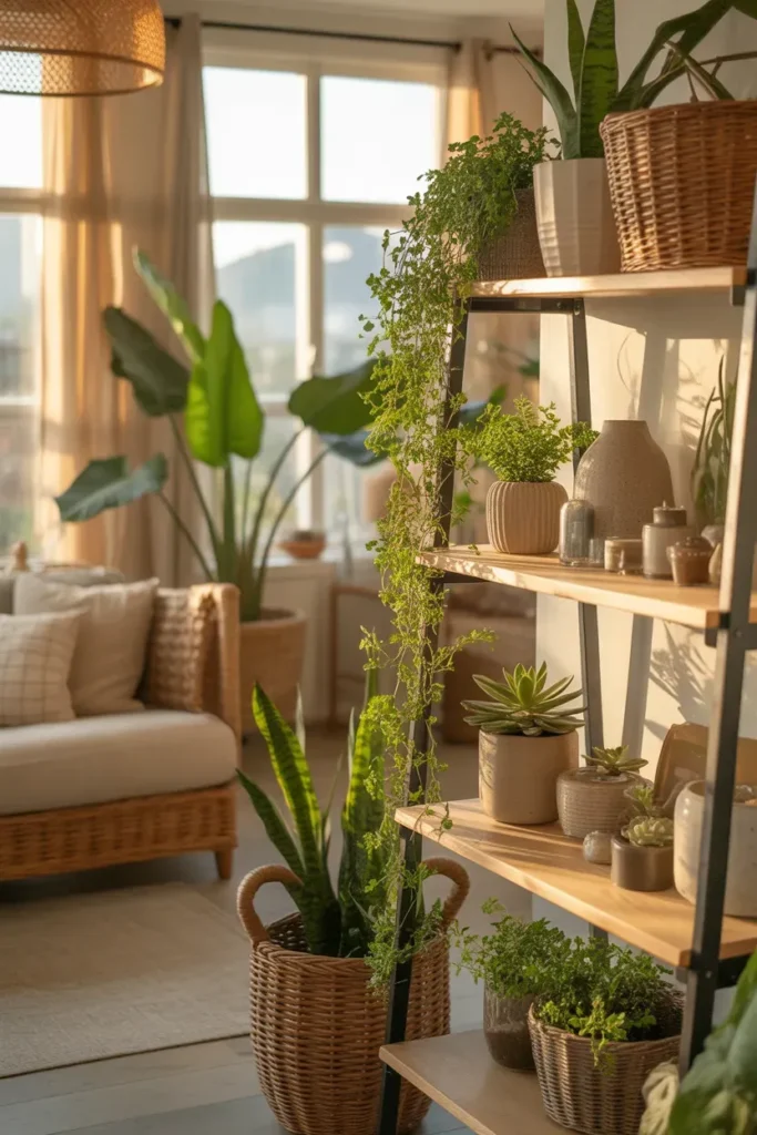 Plant-Focused Shelving