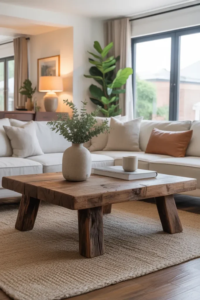 Rustic Wood Coffee Table