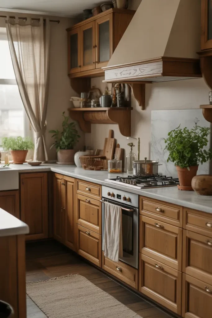 Rustic Wooden Cabinets